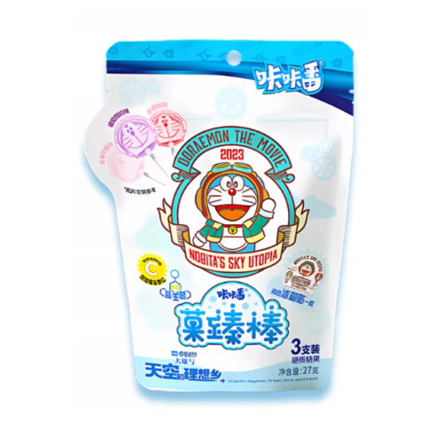 Cukierki Doraemon Strawberry/Grape/Peach 27g Kakafan