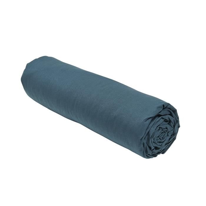 DZIŚ Prześcieradło Essential - 160 x 200+23 cm - 2 osoby - 100% bawełna gładka - Paw