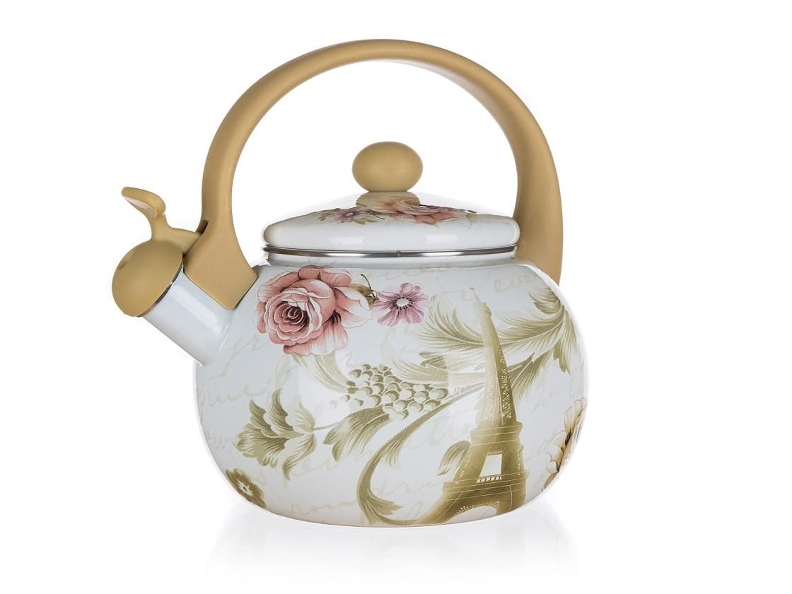 Czajnik emaliowany Paris róże elegancki 2,2l