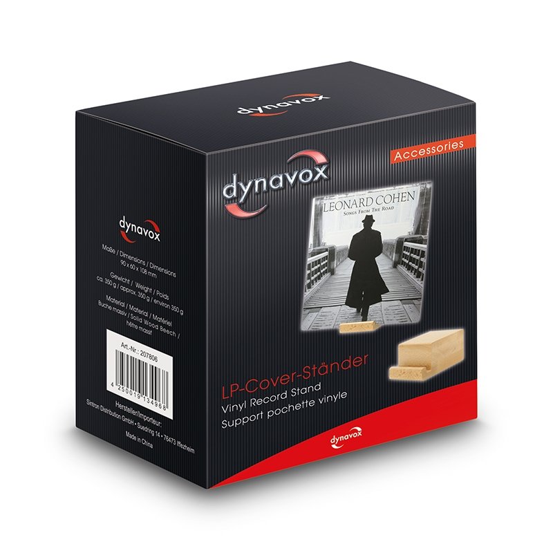 Stojak - ekspozytor do płyt LP - drewniany DYNAVOX