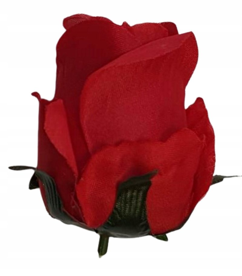 RÓŻA WYROBOWA CZERWONA 8X6CM 12 SZT