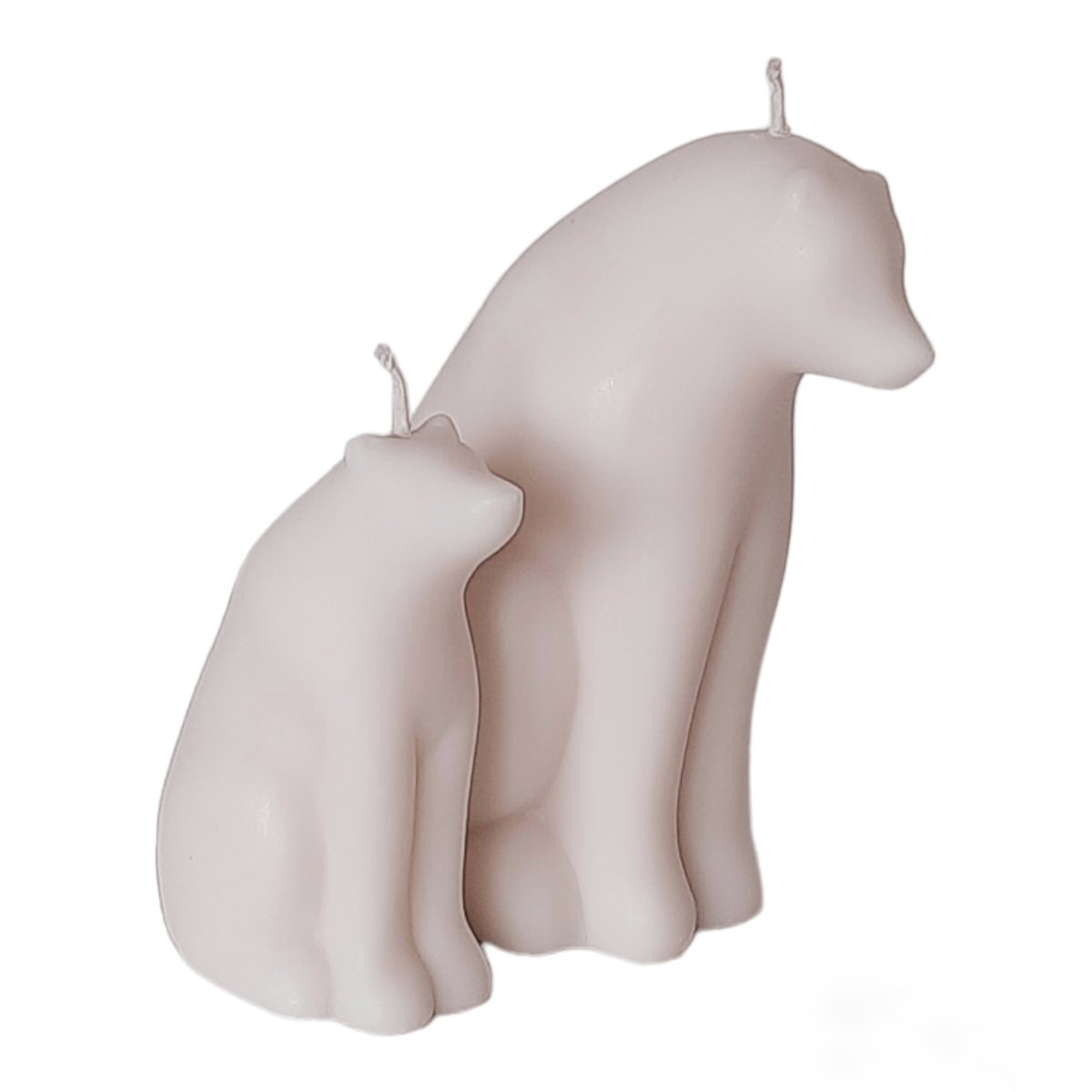 ZESTAW ŚWIEC SOJOWYCH 2SZT NIEDŹWIEDŹIE POLARNE ŚWIECA DEKORACYJNA