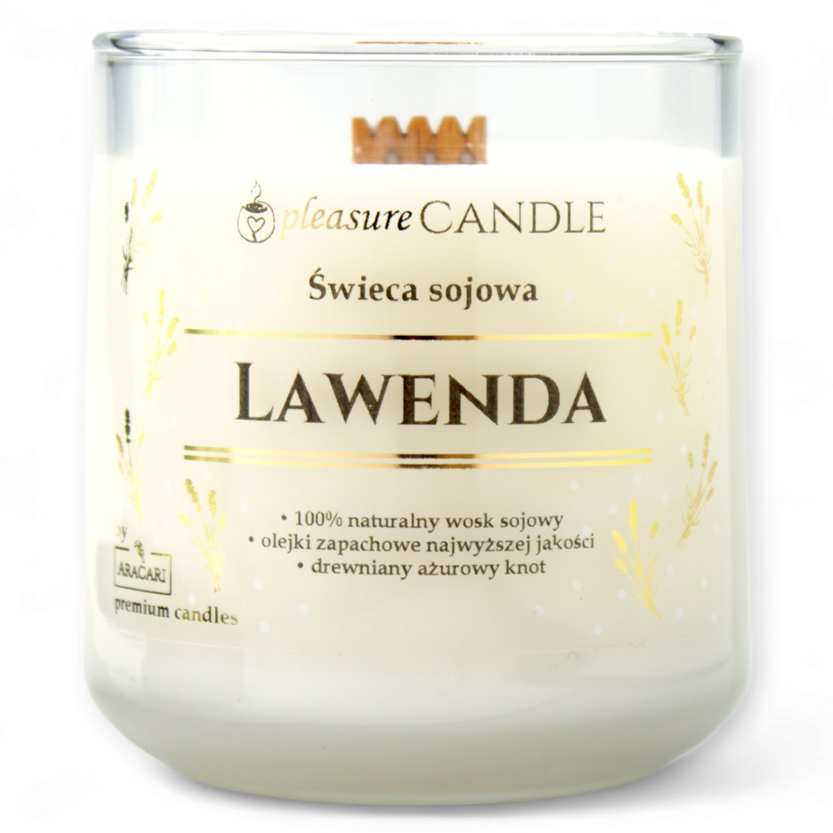 LAWENDA - Sojowa świeca zapachowa pleasureCANDLE
