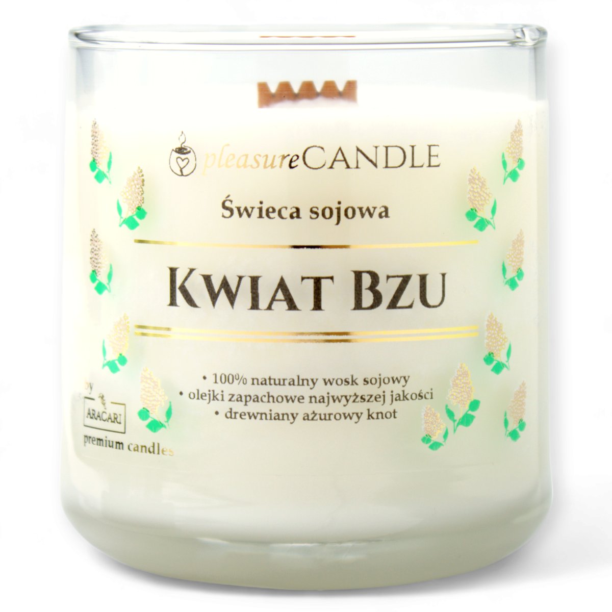 KWIAT BZU - Sojowa świeca zapachowa pleasureCANDLE