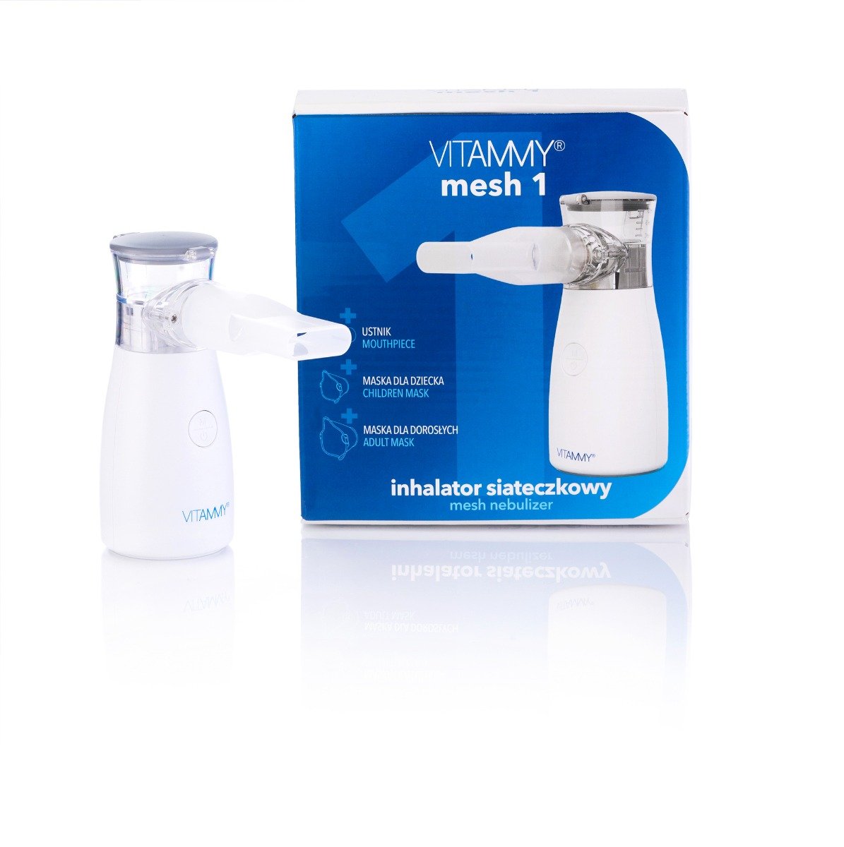 certyfikowany inhalator przenośny VITAMMY Mesh 1