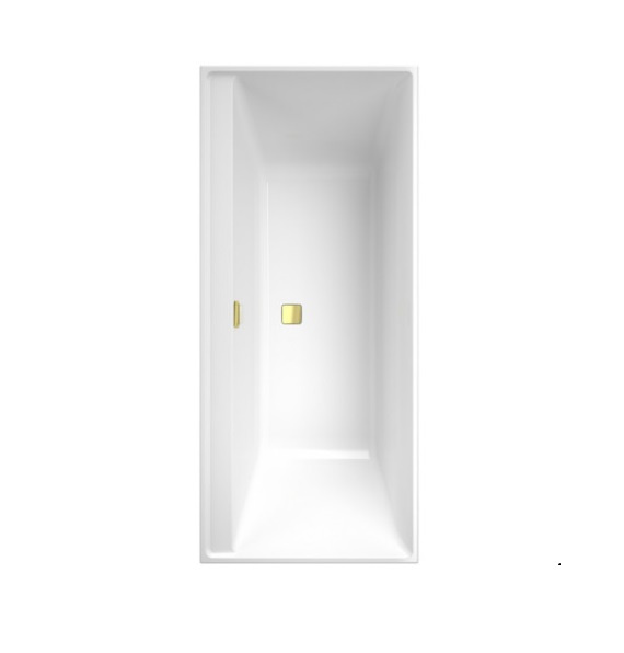 Villeroy & Boch Collaro Wanna prostokątna 170x75 cm biała z odpływem gold UBA170COR2JV-01