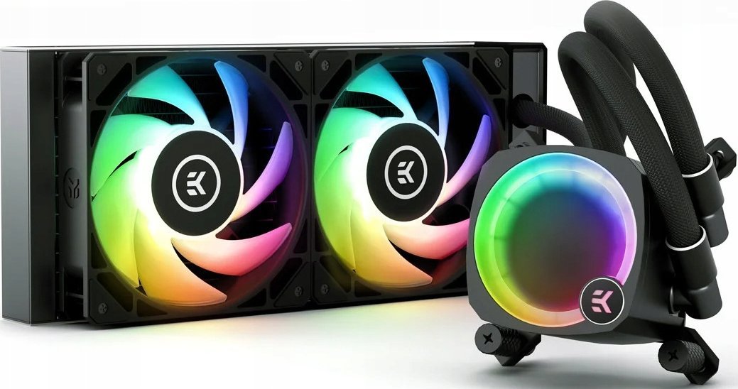 Chłodzenie wodne EKWB EKWB EK-Nucleus AIO CR240 Lux D-RGB 240mm, water cooling black