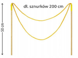 Bańki mydlane sznurek kijek do baniek 200cm Bemag