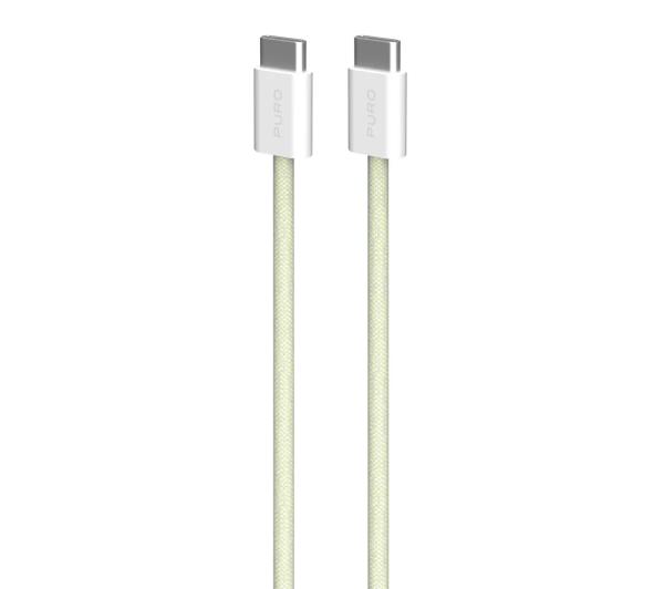 Puro USB-C do USB-C 60W 1,5m Żółty