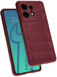 Bizon Pancerne etui Case Tur do Motorola Edge 50 Pro, ciemnofioletowe