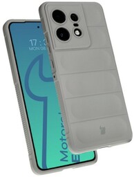 Bizon Pancerne etui Case Tur do Motorola Edge 50 Pro, jasnoszare