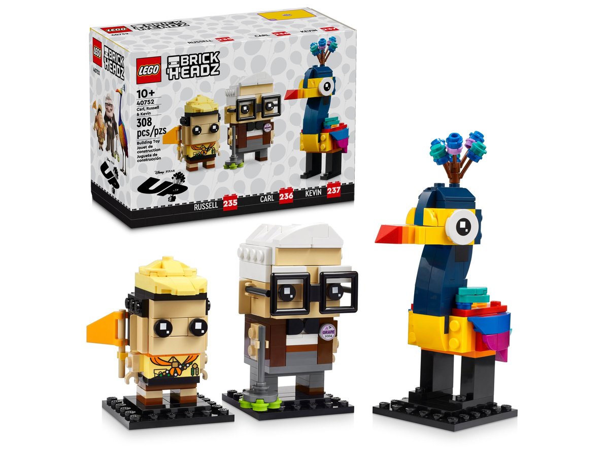 LEGO BrickHeadz 40752 Carl, Russell i Kevin