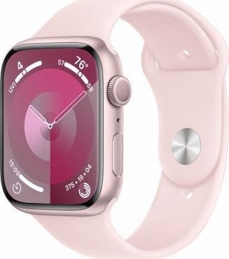 APPLE Watch 9 GPS 45mm Aluminium Sport S/M Różowy