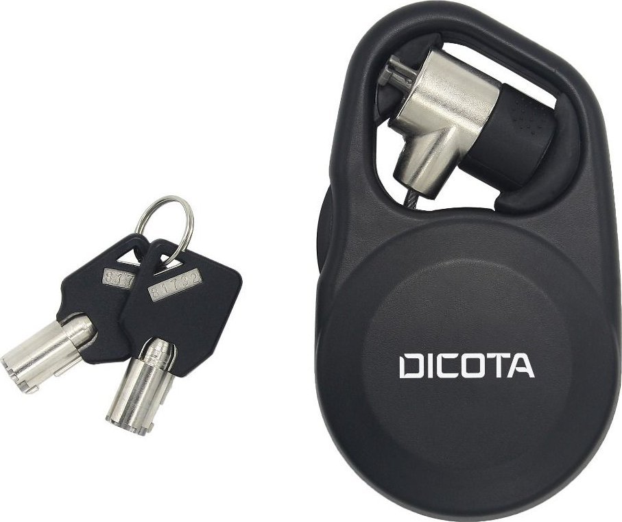 Dicota Linka zabezpieczająca Zabezpieczenie Security T-Lock Retractable Single 3 x 7 mm slot (D31235)