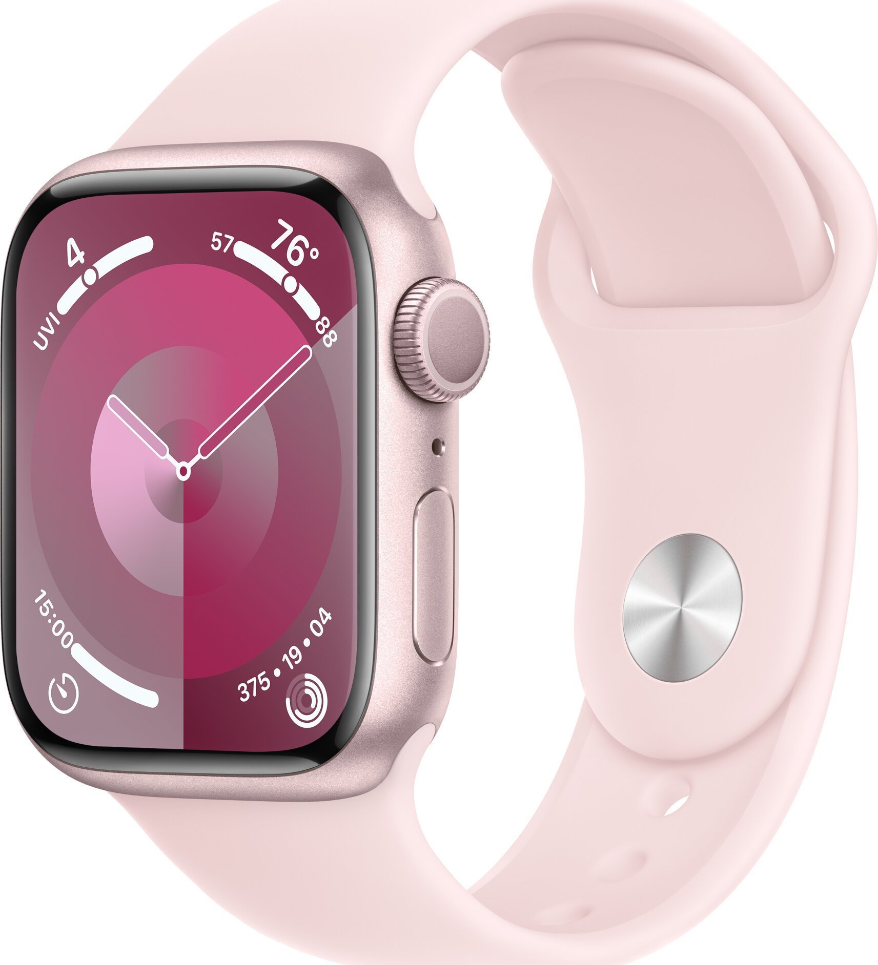 Apple Watch 9 GPS 41mm Aluminium Sport S/M Różowy