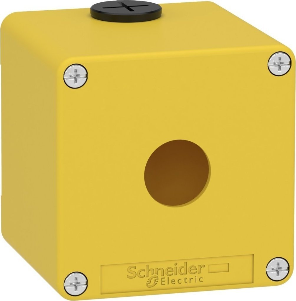Schneider Electric Harmony XAP Kaseta sterownicza pusta żółta 1 otwór XAPK1501 XAPK1501