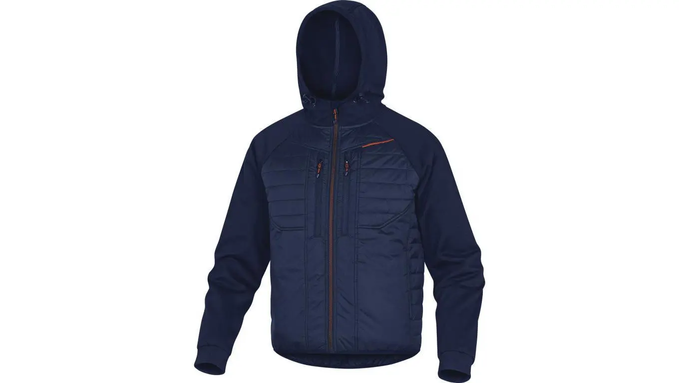 Delta Plus Kurtka z dwóch materiałów 2 laminowane warstwy kolor granatowo-pomarańczowy rozmiar L MOOVEMOGT MOOVEMOGT