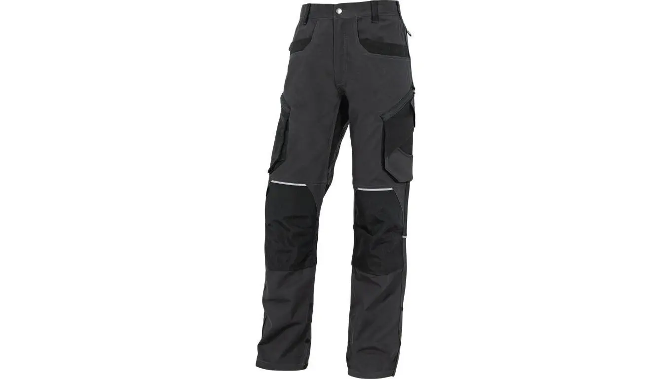 Delta Plus Spodnie robocze mach Originals z bawełny i elastanu kolor szary rozmiar XXL MOPA2GRXX MOPA2GRXX