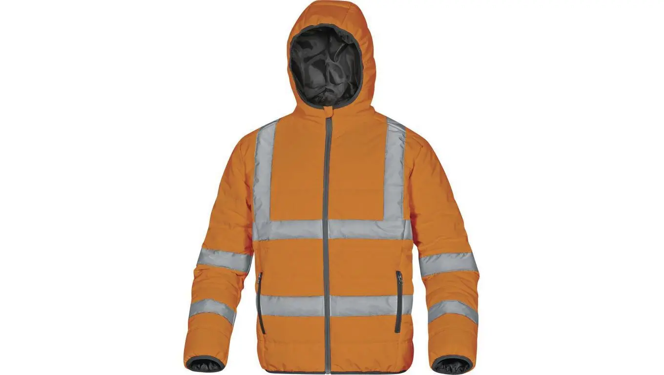 Delta Plus Kurtka puchowa pikowana ostrzegawcza kolor pomarańczowy rozmiar XXL DOOHVORXX DOOHVORXX