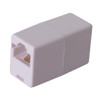 Logo Złączka RJ45 biała Logo blistr niekrzyżowy 25262