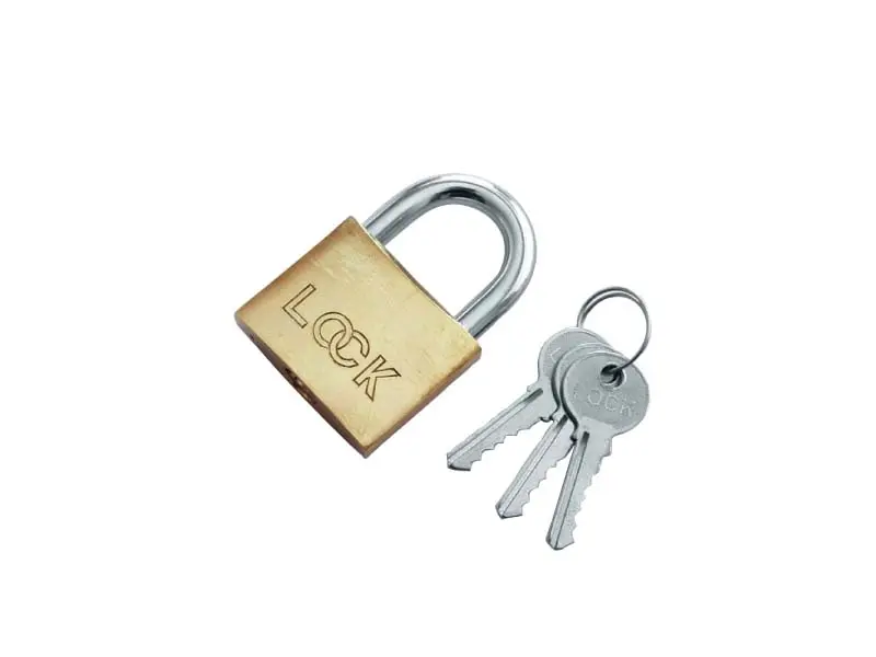 Modeco Kłódka Mosiężna pałąkowa Boxer Lock 50 mm MN-02-050