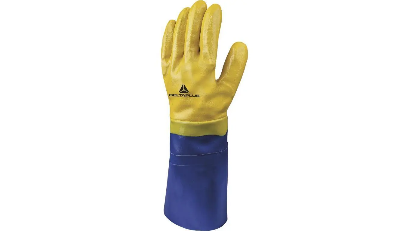 Delta Plus Rękawica z nitrylu - długość 40 Cm kolor żółty 11 VV911JA11 VV911JA11