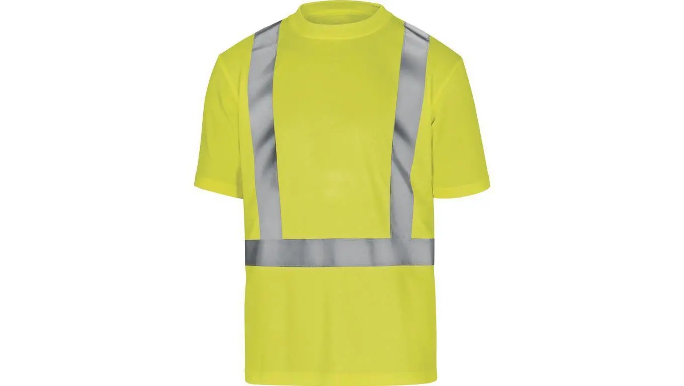 Delta Plus T-shirt ostrzegawczy z poliestru kolor żółty rozmiar S COMETJAPT COMETJAPT
