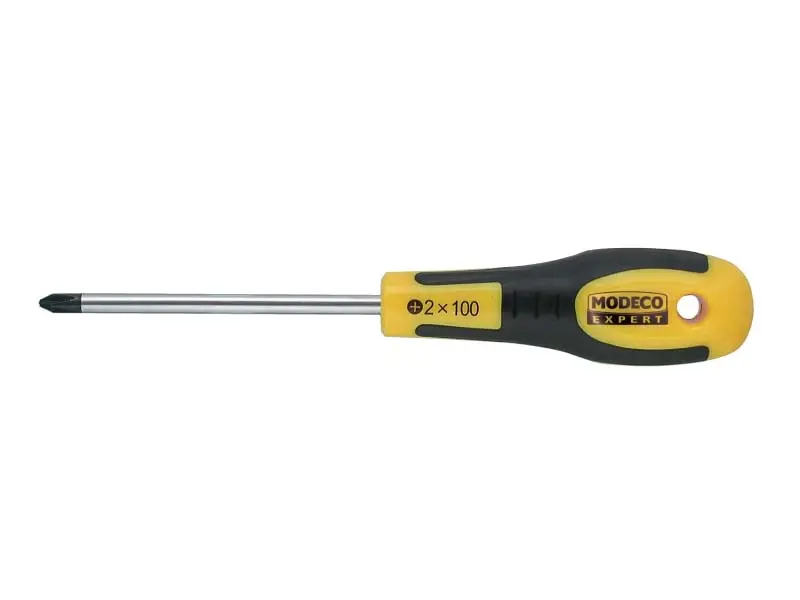 Modeco wkrętak uniwersalny krzyżowy PH2 x 150 mm Friendly Grip MN-10-032