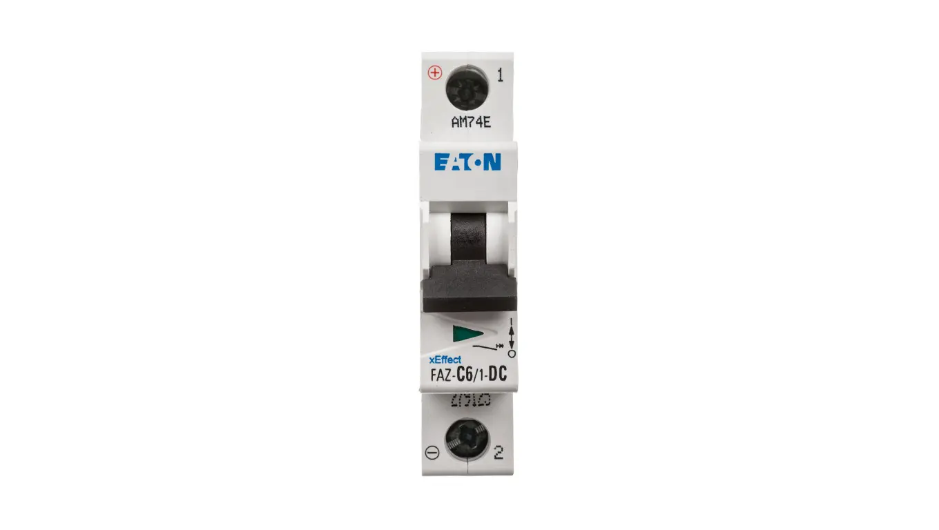 Eaton Wyłącznik nadprądowy jednobiegunowy C 6A AC/DC FAZ-C6/1-279125