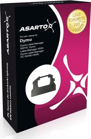 Dymo Asarto Taśma Asarto do D6/7/BK/W | S0720780 | black/white AS-D43613