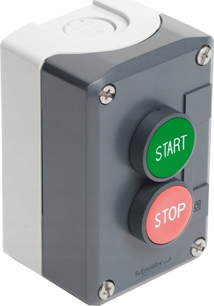 Schneider Electric Kaseta sterownicza 2-otworowa START/STOP szara IP65 XALD215 XALD215