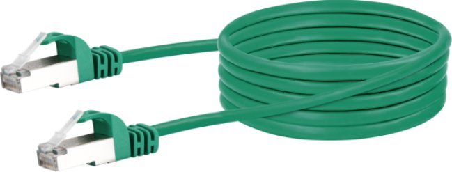 Schwaiger Schwaiger Schwaiger CAT6 Netzwerkkabel S/FTP 1,0m grün CKB6010059