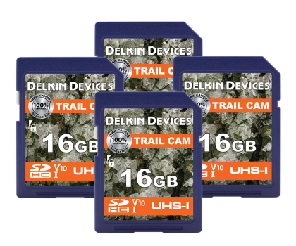 Delkin Devices 4x16GB SDHC Trail Cam V10