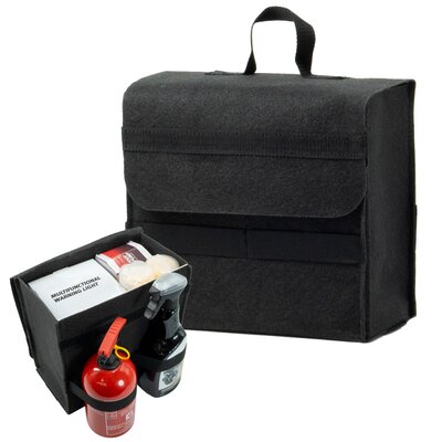 Torba VOGO na zakupy akcesoria do bagażnika welur CZARNA