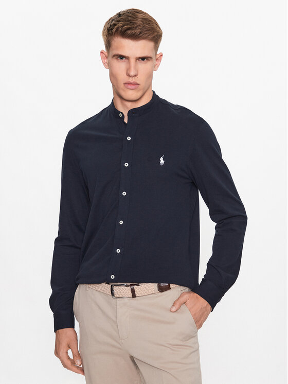 Polo Ralph Lauren Koszula 710742468003 Granatowy Regular Fit