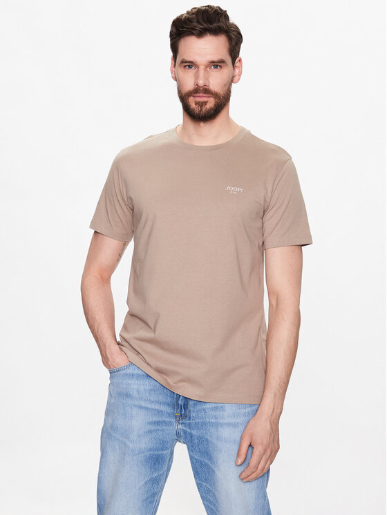 JOOP! Jeans T-Shirt 30027746 Brązowy Modern Fit