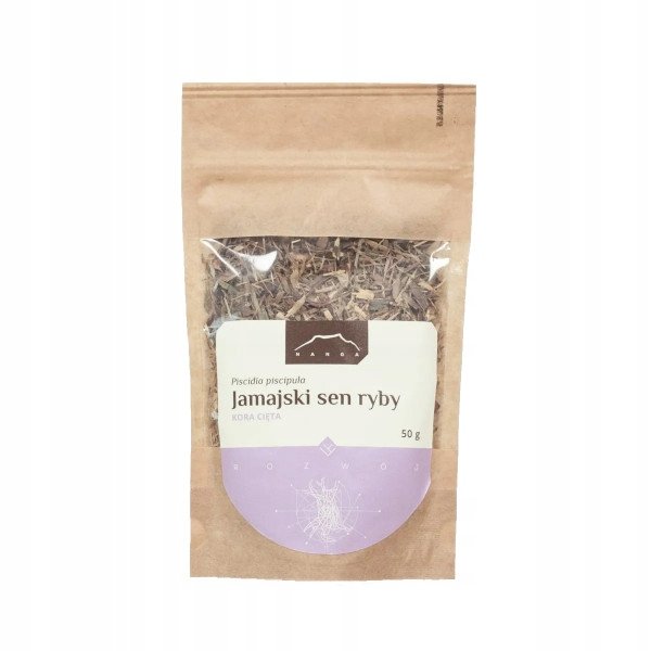 Dereń Jamajski sen ryby kora cięta 50g Nanga