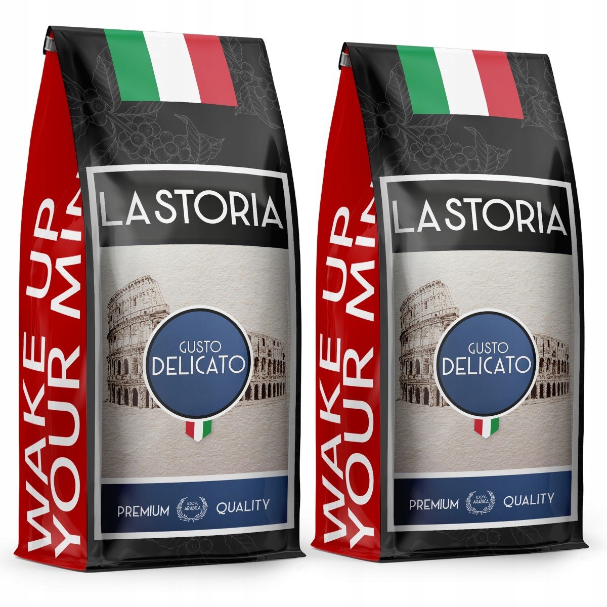 Kawa Ziarnista La Storia Delicato 2Kg Świeżo Palona -Do Ekspresu -Blue Orca