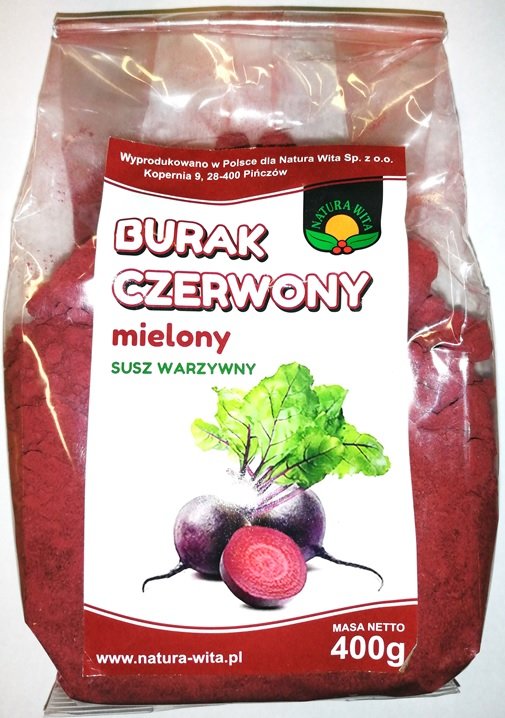 Burak czerwony mielony 400g Natura Wita