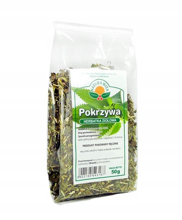 Pokrzywa ziele Susz Ziołowy 50g Natura Wita