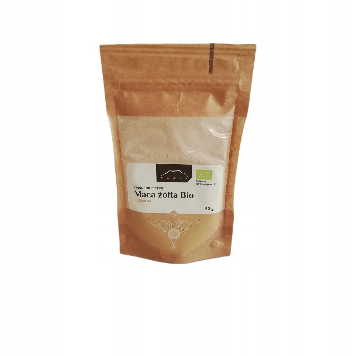 Maca żółta Bio Lepidium meyenii-libido odporność Nanga 50 g