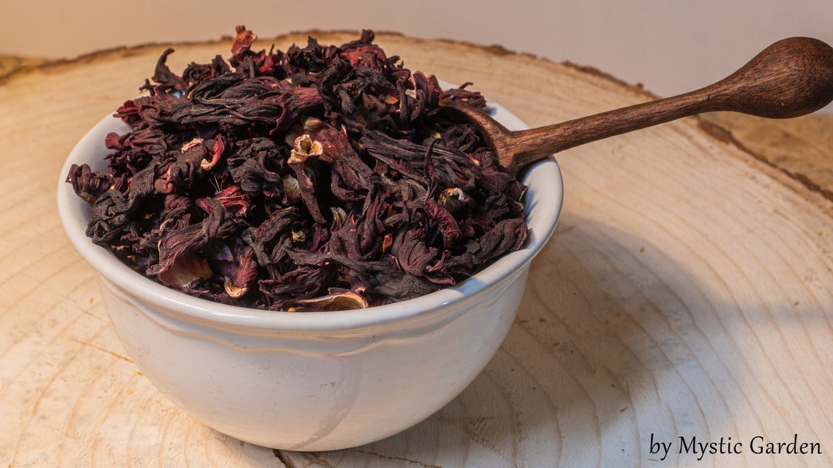 Hibiskus suszony Mu Jin Hua 500 g certyfikowany