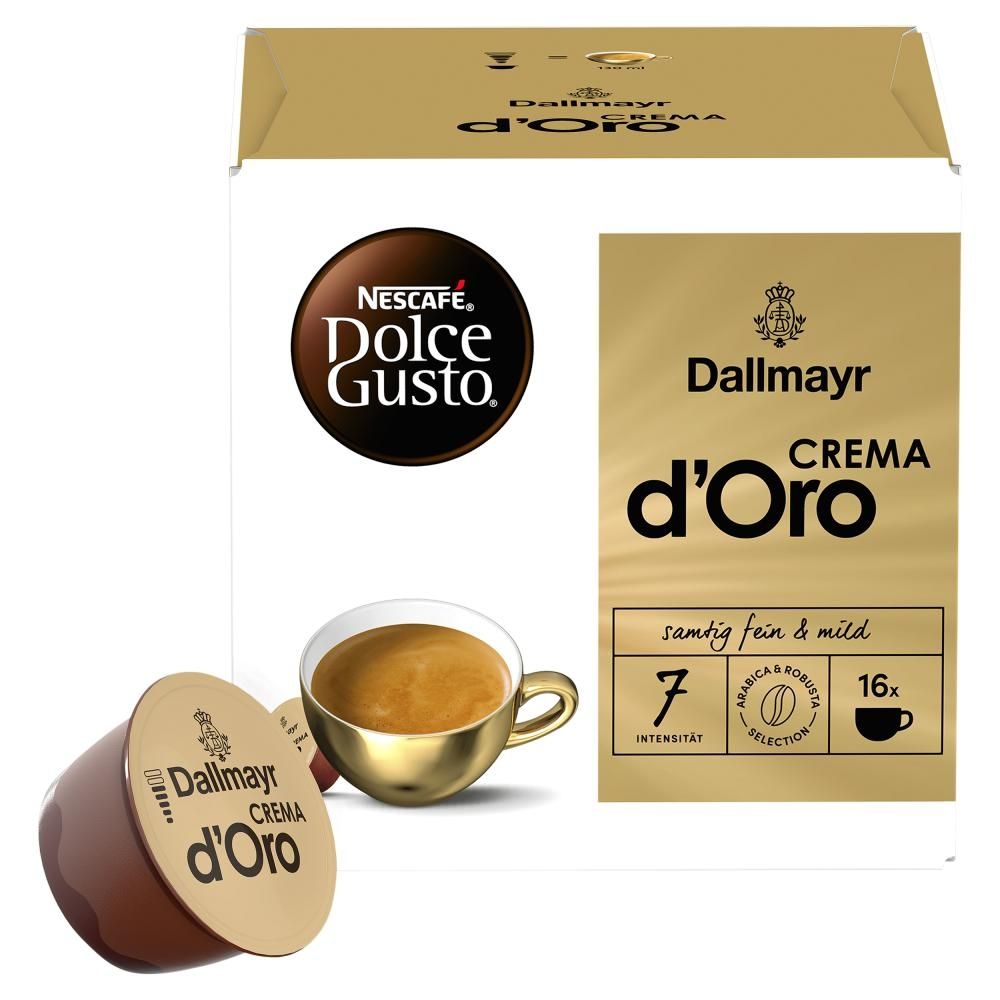 Kapsułki NESCAFÉ® Dolce Gusto® Dallmayr Crema d'Oro 16 sztuk