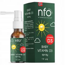 Nfo Vitamin D3 Baby Spray Suplement diety 20 ml