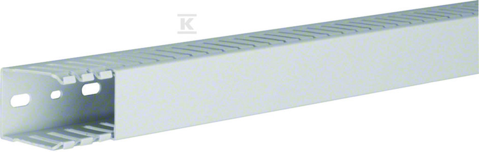 Hager polo tehalit.HNG Kanał grzebieniowy bezhalogenowy 50x37mm PC-ABS jasnoszary HNG50037 2m HNG50037