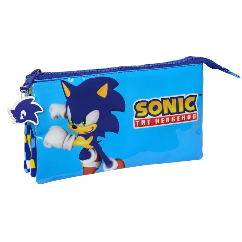 Piórnik potrójny Sonic The Hedgehog