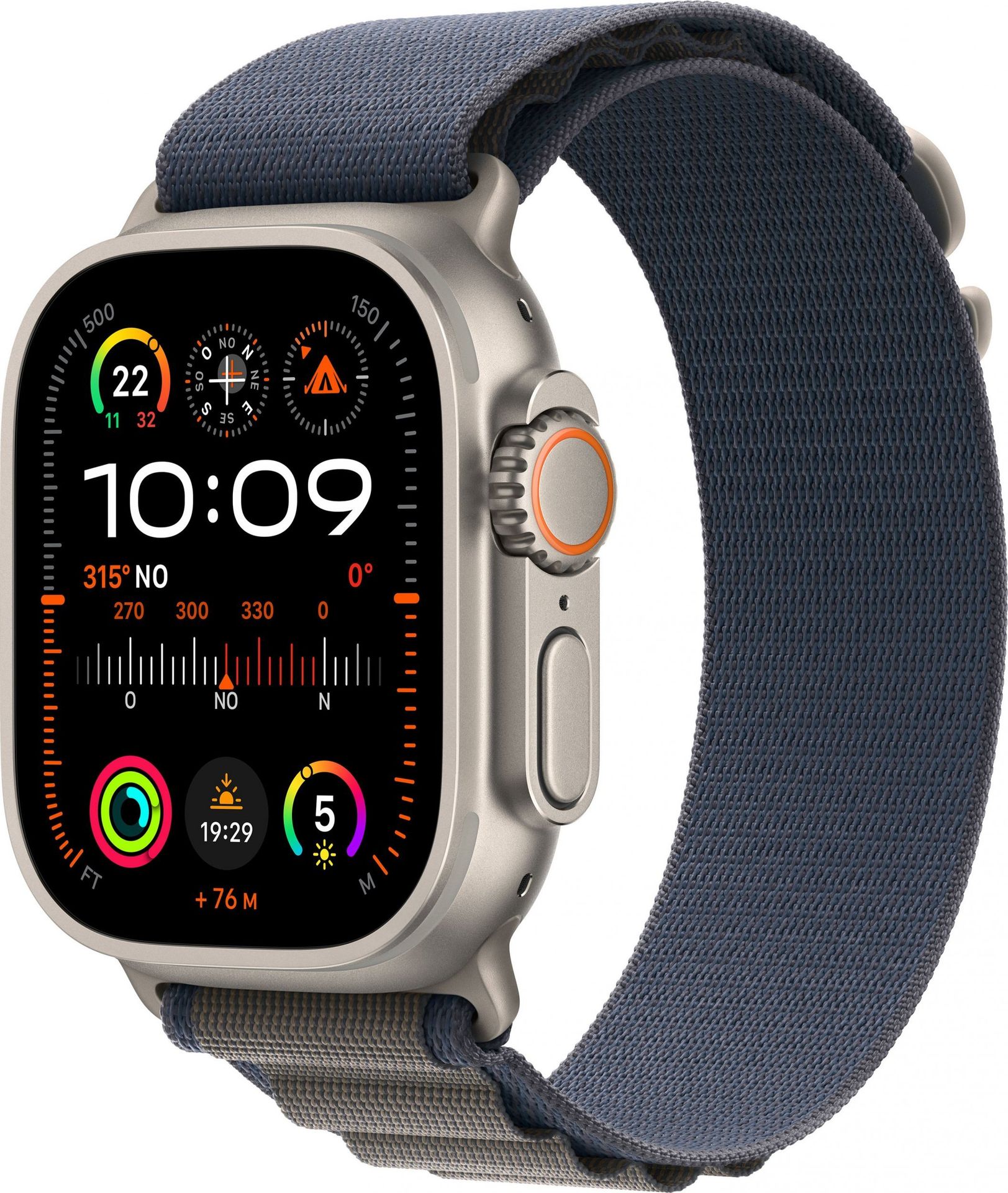 Apple Watch Ultra 2 GPS + Cellular 49mm Tytan Alpine S Niebieski