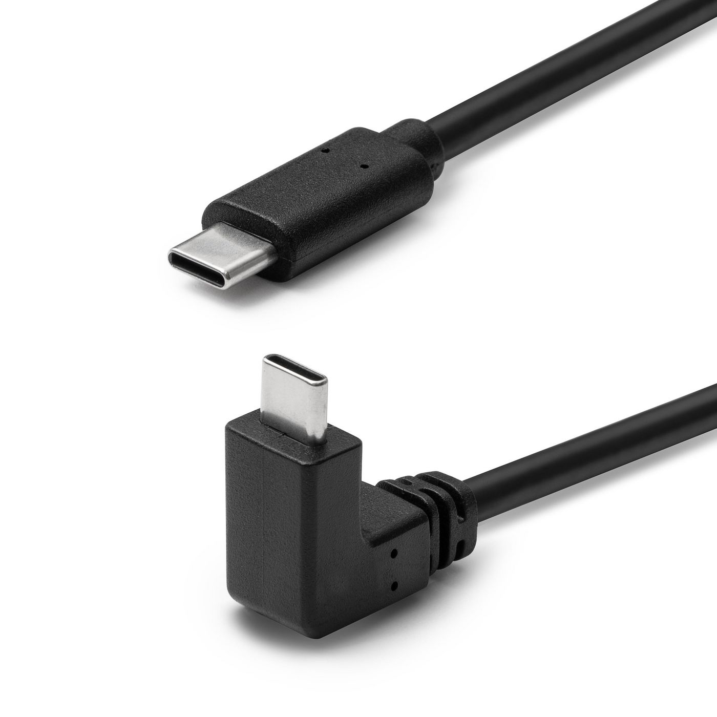 Kabel USB-C MicroConnect 1m, 3.2 Gen2, jeden koniec kątowy, 60 W, 10 Gb/s