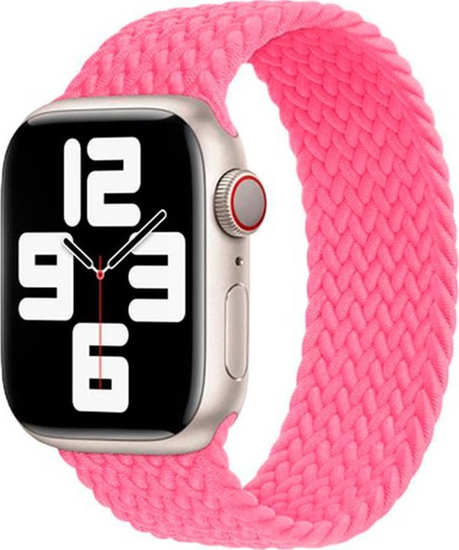 APPLE PASEK APPLE WATCH 3K439ZM/A BRAIDED SOLO LOOP 45MM SIZE 7 FLAMINGO ORYGINALNA PLOMBA