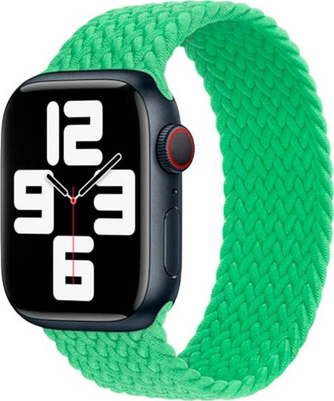 APPLE PASEK APPLE WATCH 3K435ZM/A BRAIDED SOLO LOOP 41MM SIZE 5 BRIGHT GREEN ORYGINALNA PLOMBA